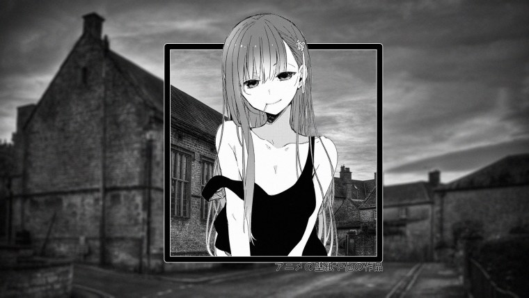 Аниме тян курит