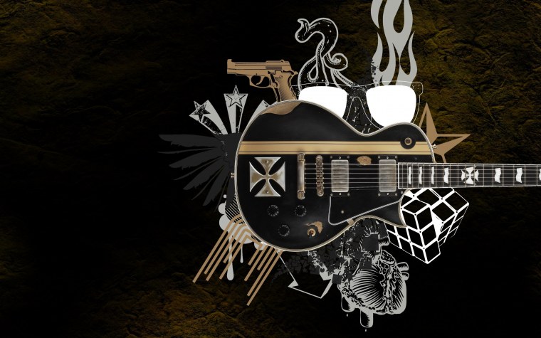 Электрогитара рисунок