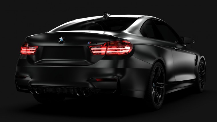 БМВ м4 черная зад