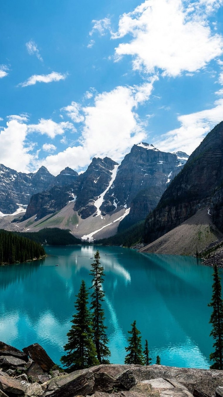 Озеро Морейн закат