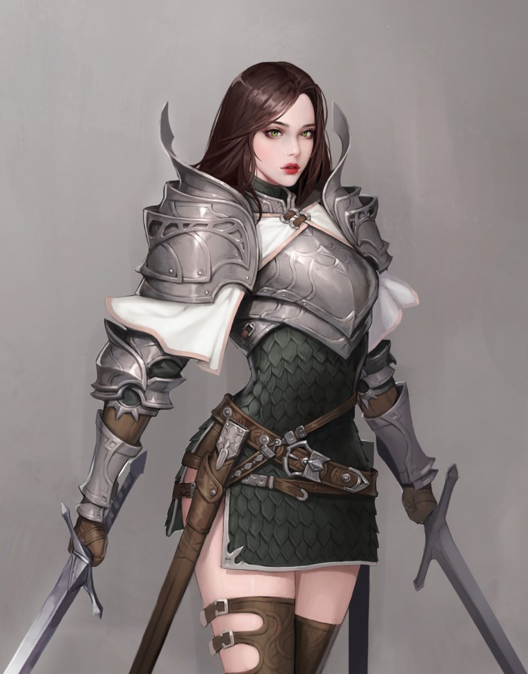 Девушка в броне