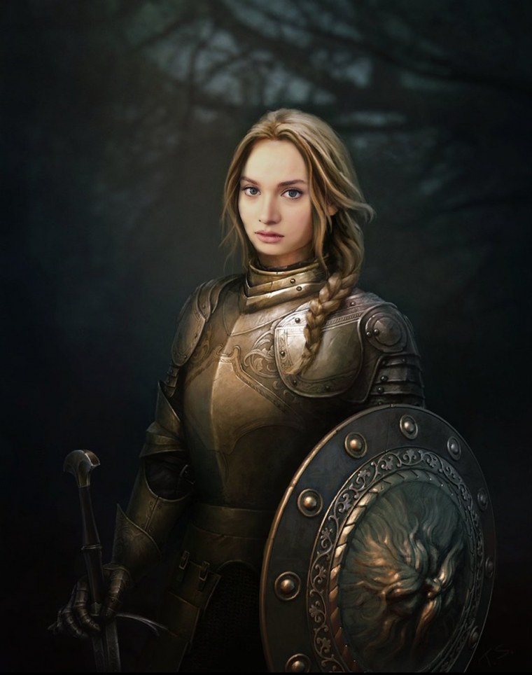 Паладин female Art