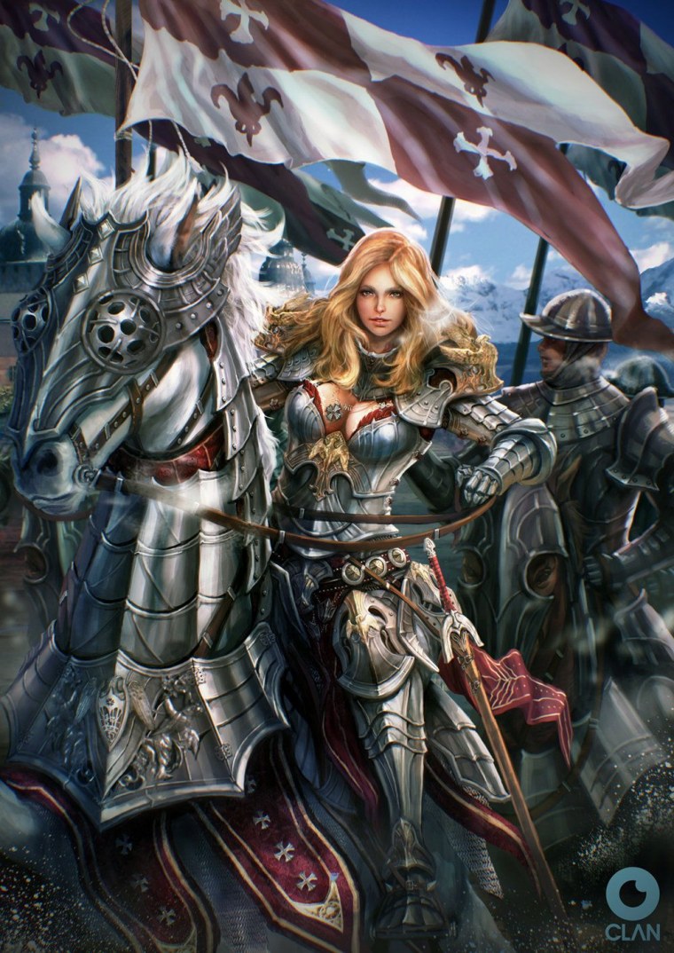 Девушка в доспехах