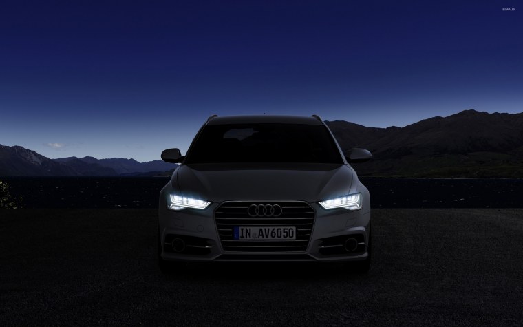 Audi a6 c8 ночью