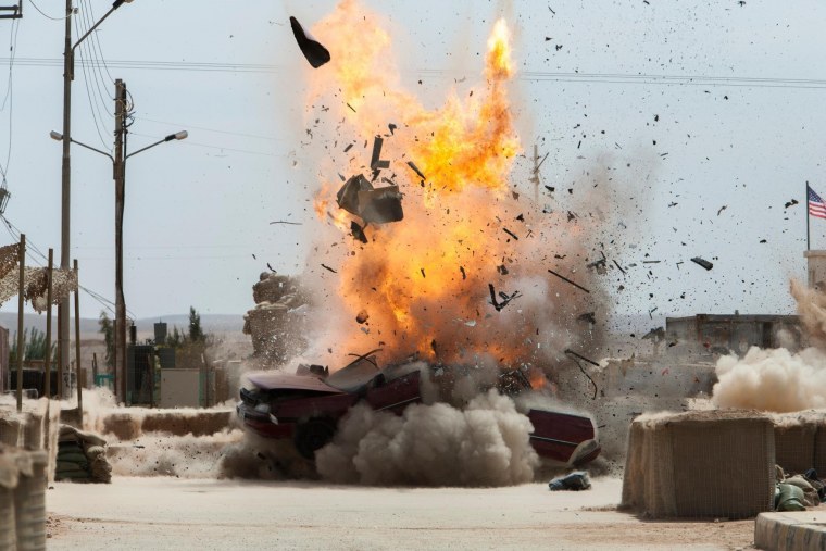 Дым от взрыва