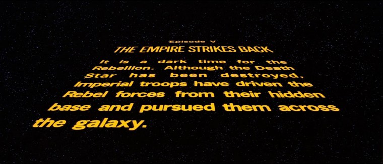 Long, long ago in a far, far Galaxy