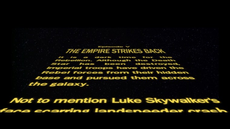 Титры Звездные войны