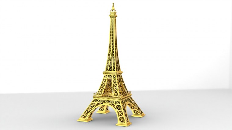 Башня на белом фоне