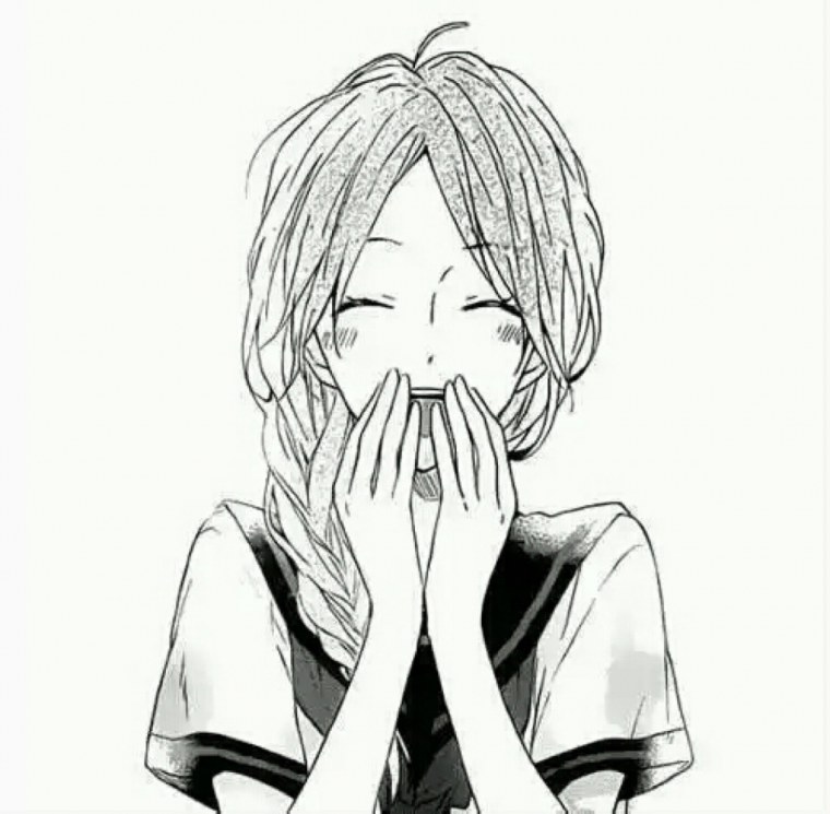 Милые пикчи аниме с текстом чёрно белые