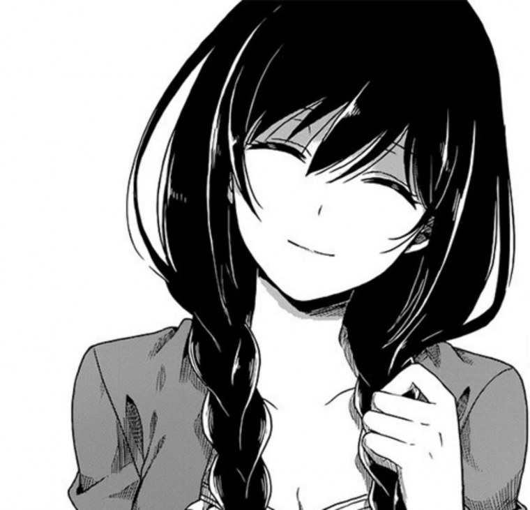 Аниме тянка ЧЁРНАБЕЛОЯ