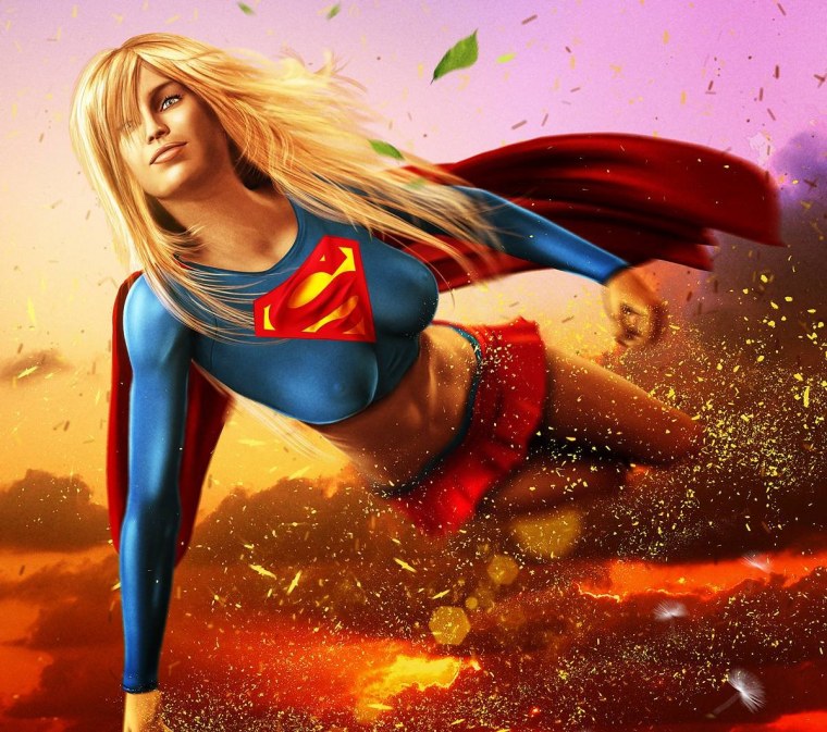 Девушки в майках супергероев