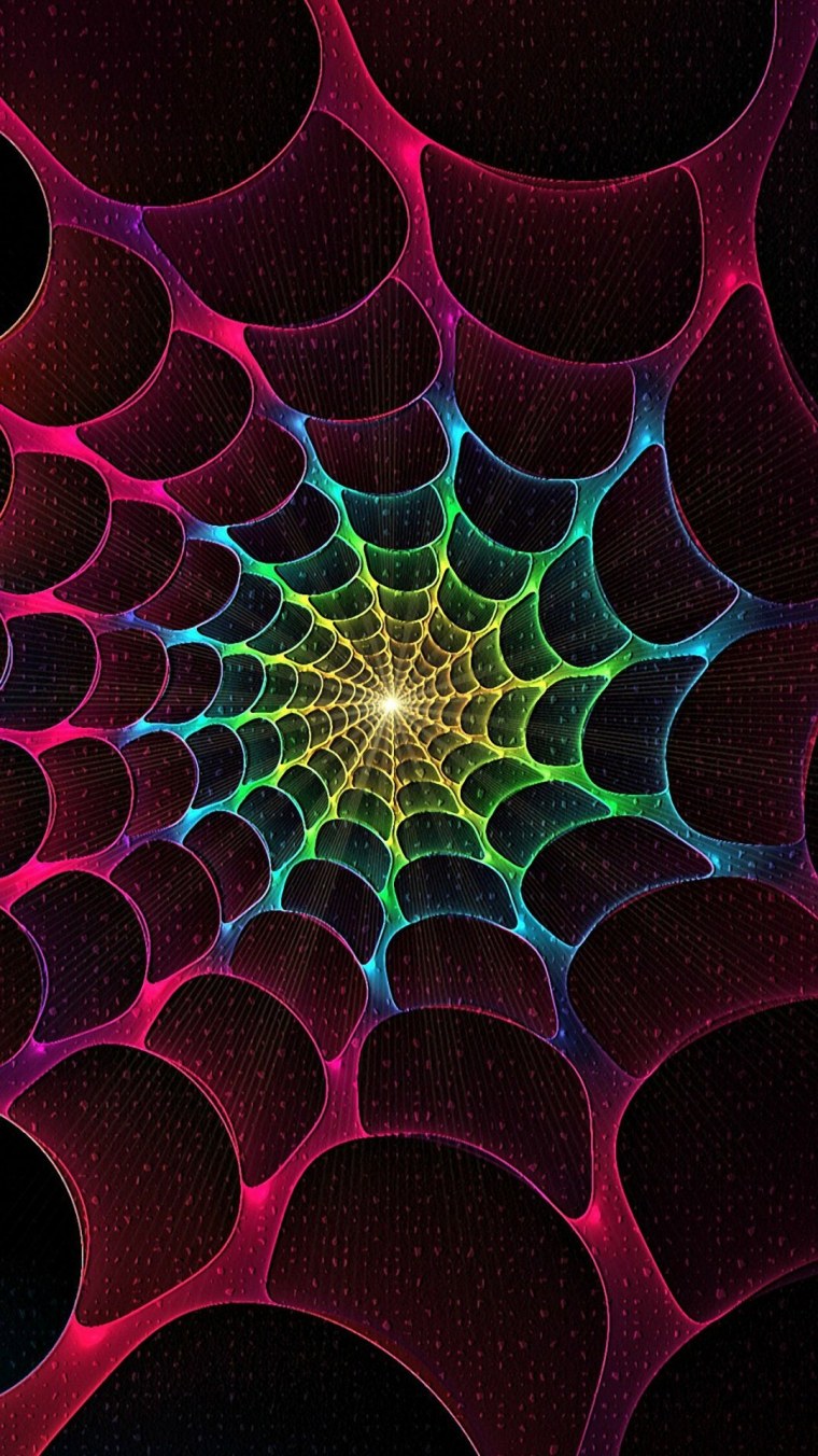 Фиолетовый фрактал