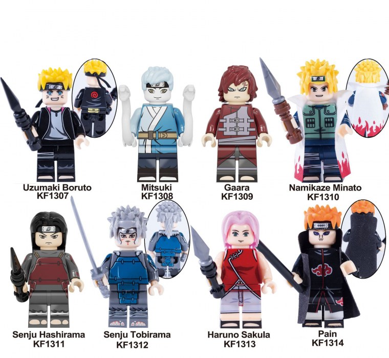 Лего фигурки Наруто Акацуки