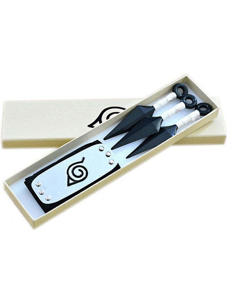 Повязка Наруто и кунай