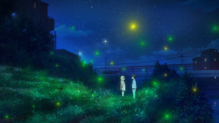 Аниме пейзаж гиф