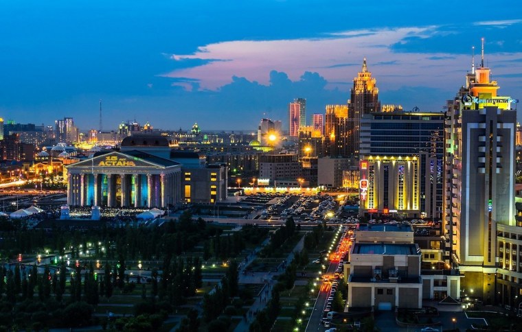 Города Казахстана Алматы - Астана