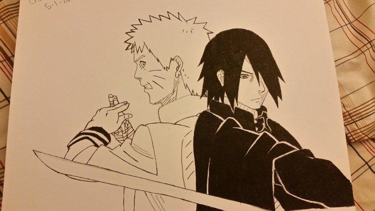 Итачи и Саске для срисовки