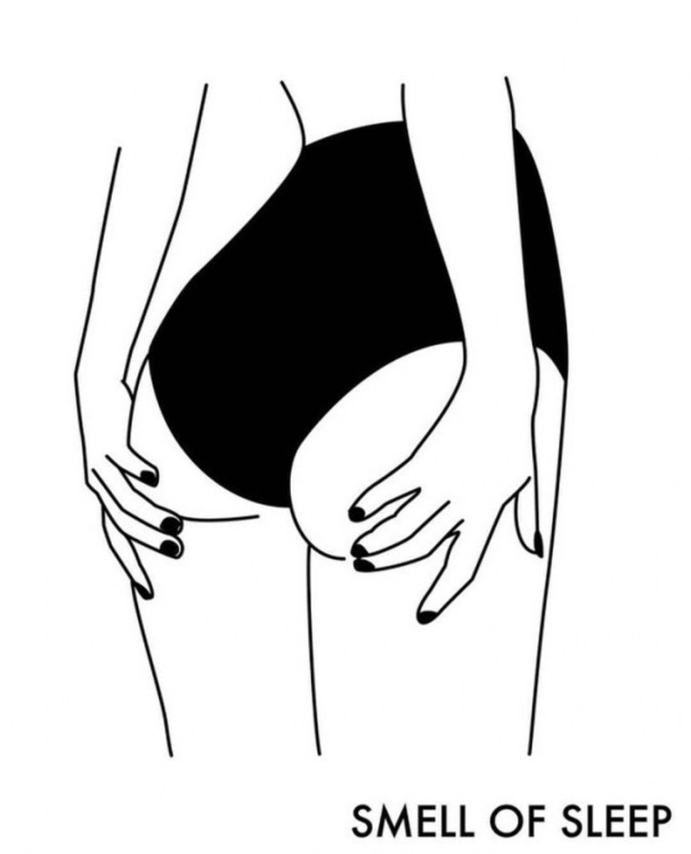 Попа рисунок