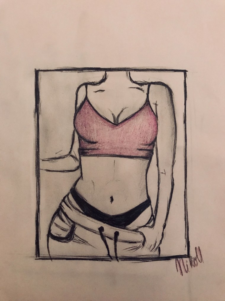 Женская талия вектор