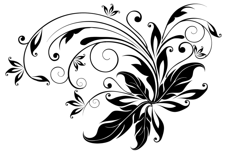 Растительные трафареты для декора