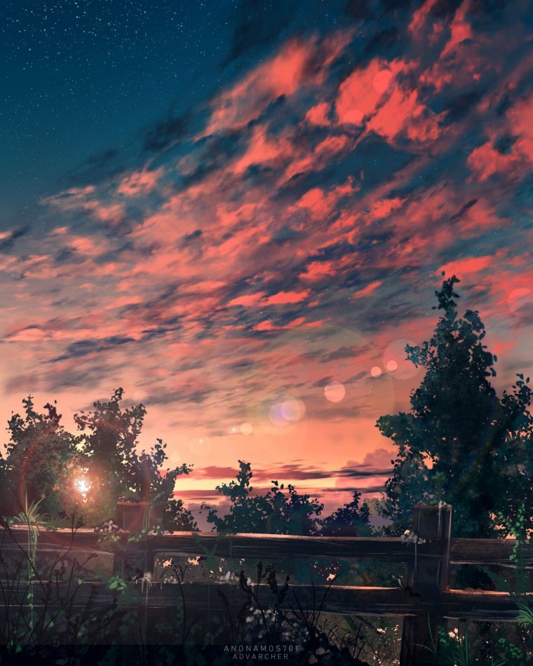 Аниме пейзаж