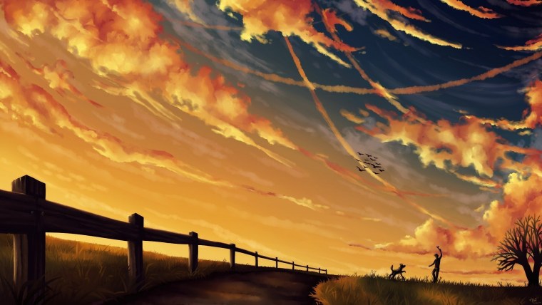 Анимешные пейзажи