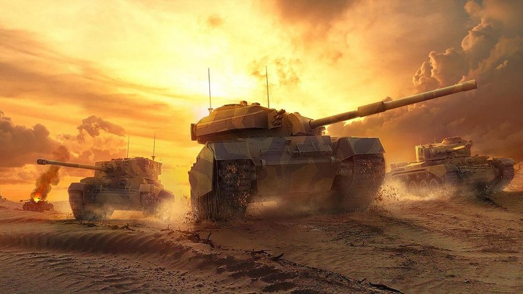 Фон для рабочего стола танк