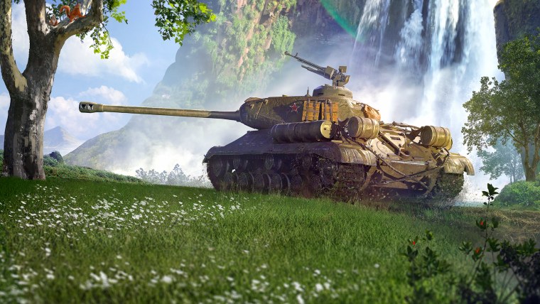 World of Tanks битва