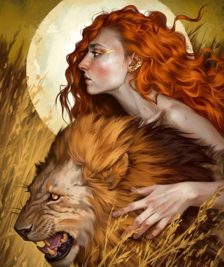 Фотосессия со львом