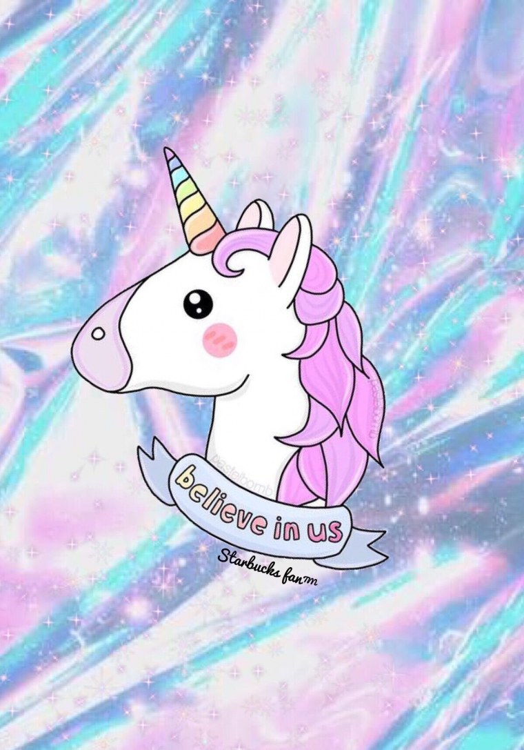 Значки с единорогами круглые