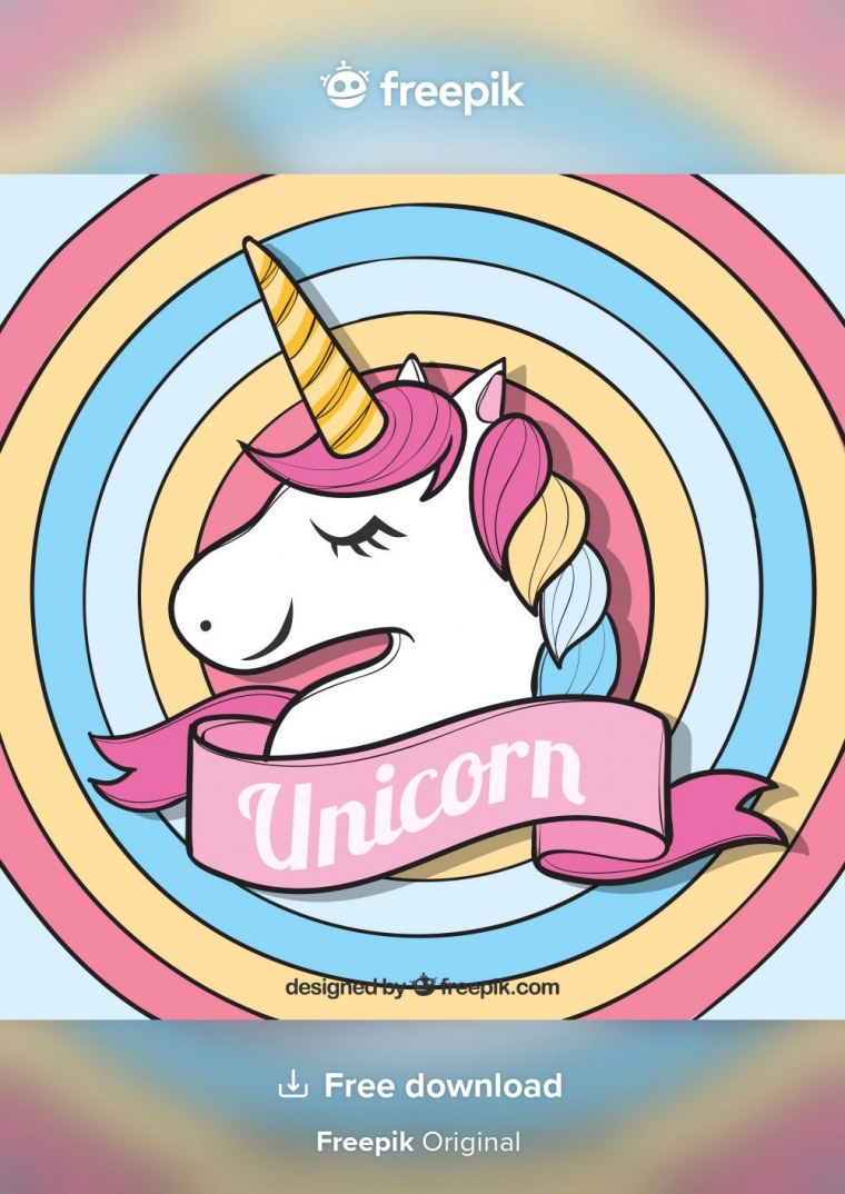 Единороги мультяшные