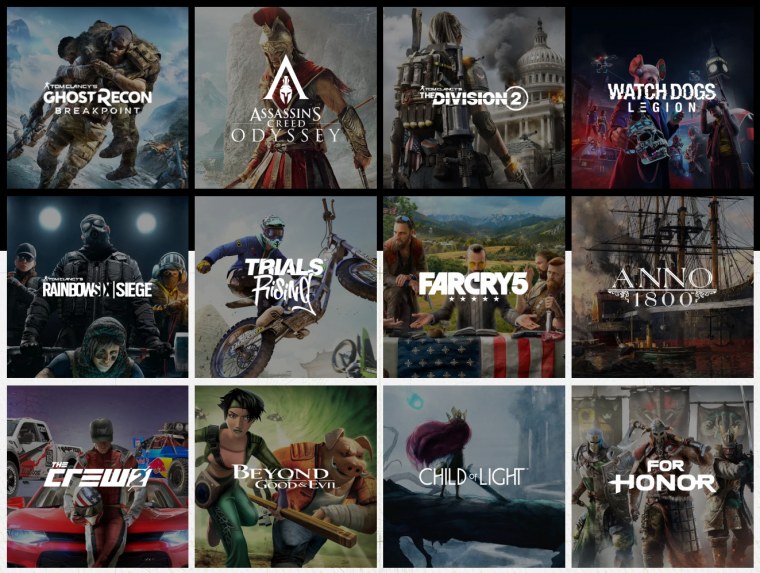 Игры от юбисофт