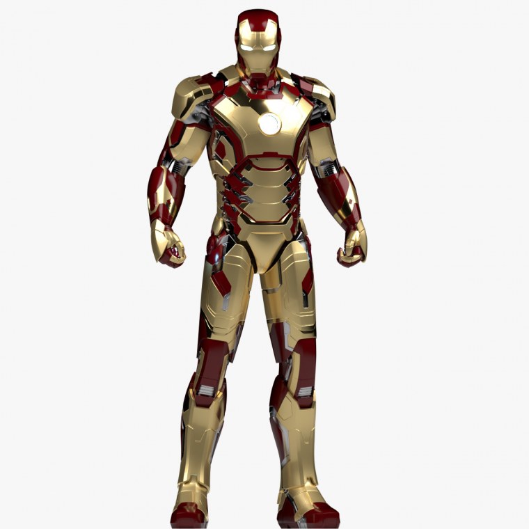 Железный человек Марк 85 с перчаткой бесконечности