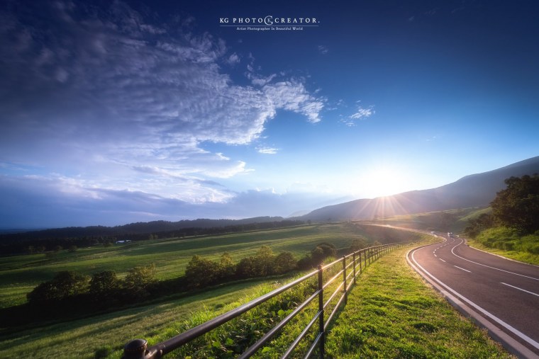 Дорога в горы к солнцу