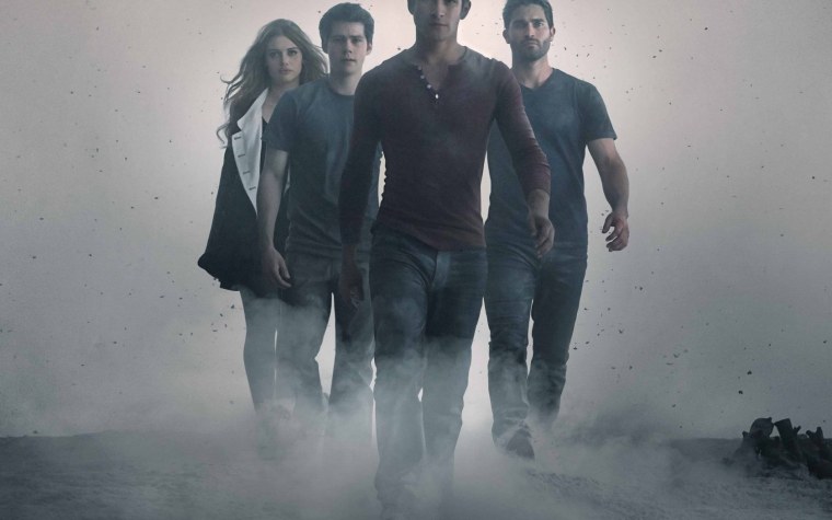 Стайлз и Дерек обои