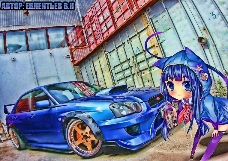 Субару Импреза WRX STI аниме