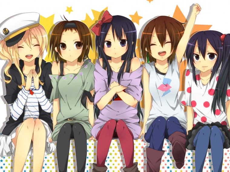 Аниме компашка друзей