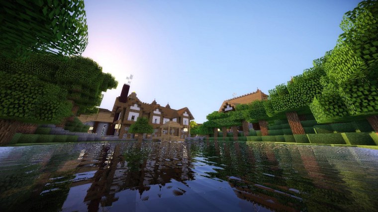 Майнкрафт пейзаж