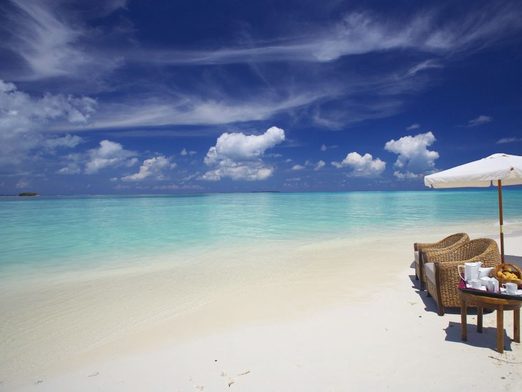 Пляж Мальдивы заставка