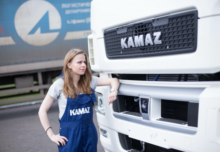 Татьяна камазистка КАМАЗ