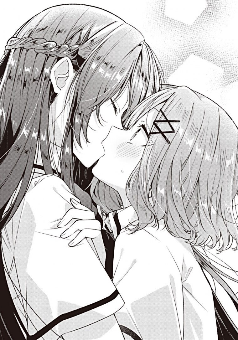 Аниме обнимаются