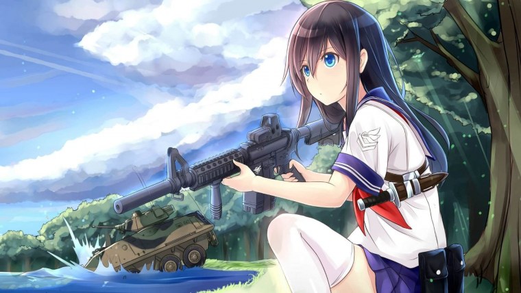 Фон аниме тянки