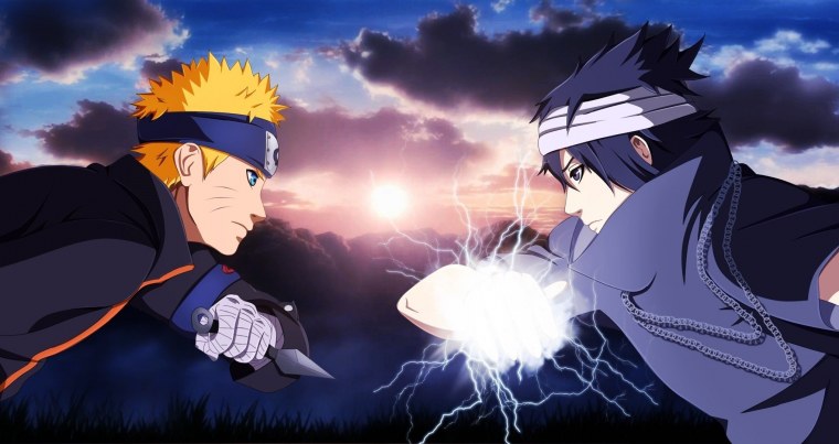 Naruto vs Saske