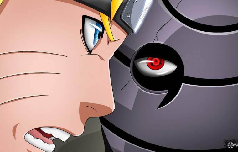 Аниме Наруто Шаринган Обито
