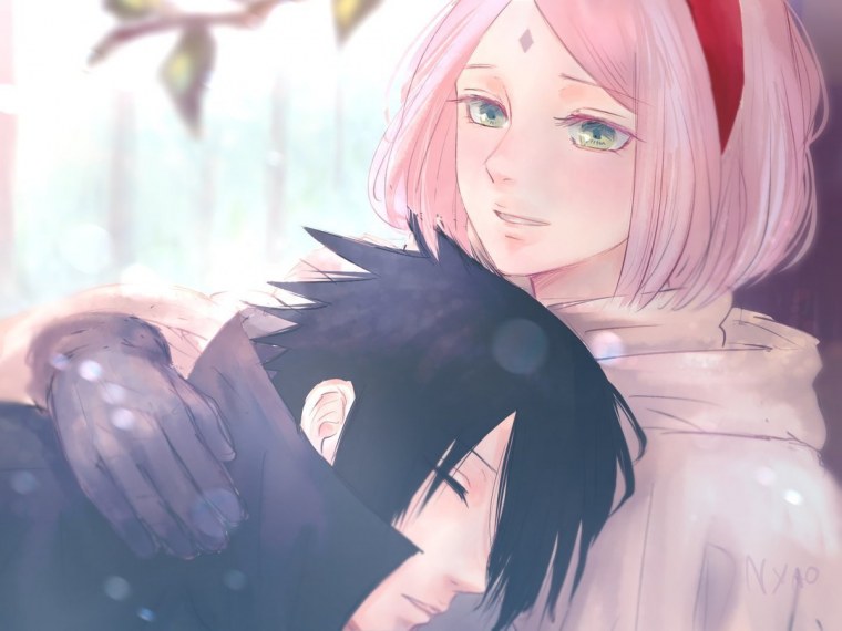 Сакура и Саске Эстетика