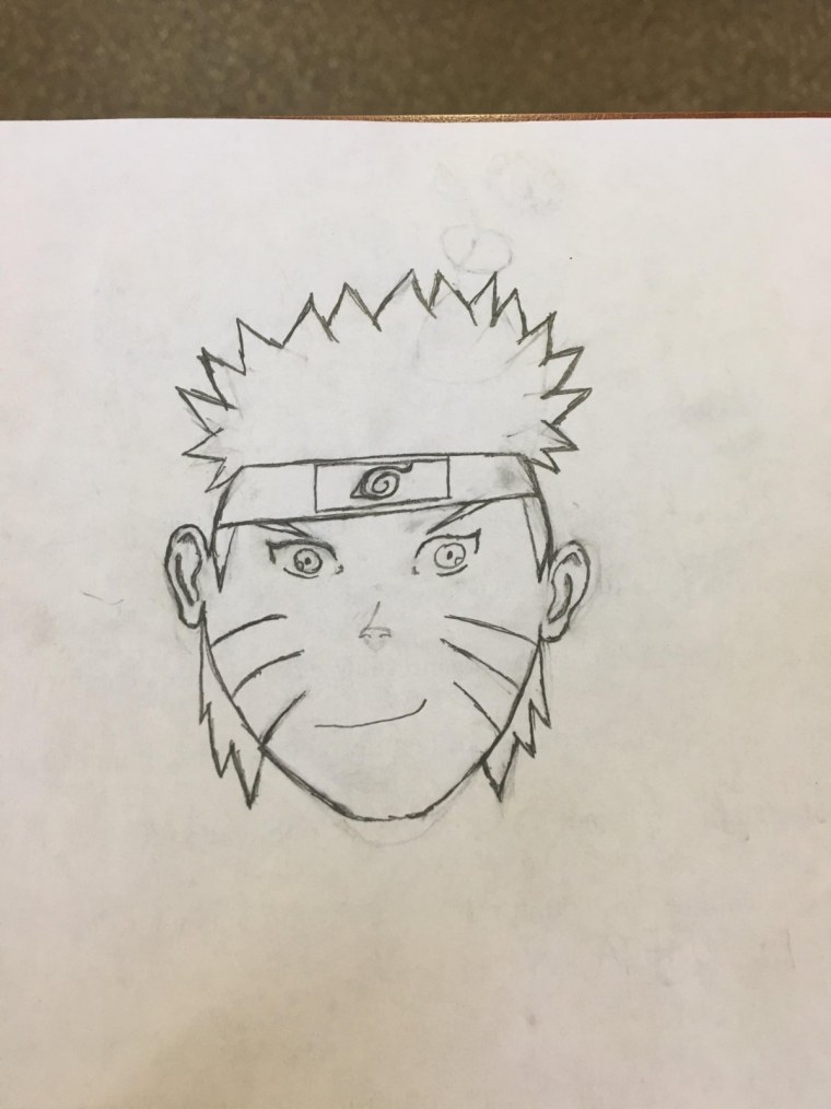 Аниме Наруто для срисовки