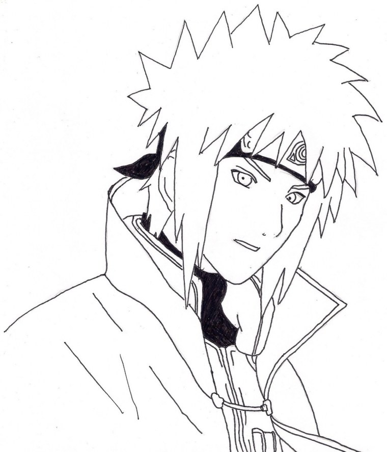 Аниме Наруто для срисовки легкие