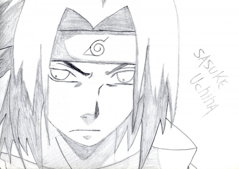 Аниме Наруто для срисовки Наруто