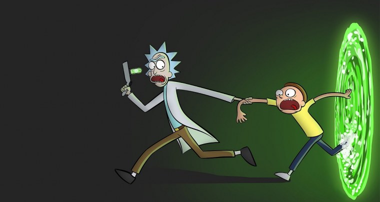 Рик и Морти фон на рабочий стол