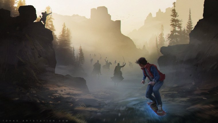 Back to the Future обои